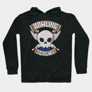 Bowling crew Jolly Roger pirate flag Hoodie